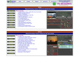 Wicabletv.in(Witech Software All Product) Screenshot