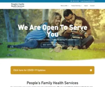 Wicandfamilyplanning.com(People's Family Health Services) Screenshot