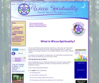 Wicca-Spirituality.com(Wicca Spirituality) Screenshot