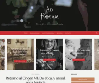 Wiccagardneriana.es(AdRosam: Wicca Gardneriana España) Screenshot