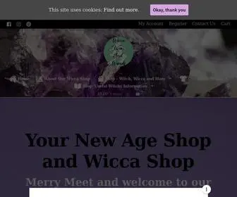 Wiccawaxandwands.com(Magical Gifts for Magical People) Screenshot