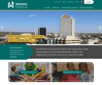 Wichitacf.org(Wichita Community Foundation) Screenshot