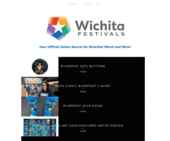 Wichitafestivalsshop.com(Wichita Festivals Shop) Screenshot