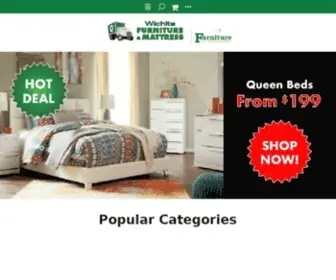 Wichitafurniture.com(Wichita Furniture & Mattress) Screenshot