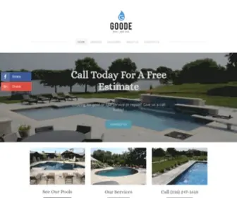 Wichitapools.net(Goode Pool and Spa) Screenshot