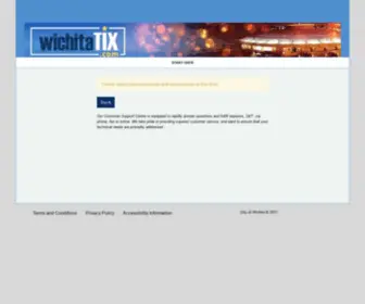 Wichitatix.com(WichitaTix) Screenshot