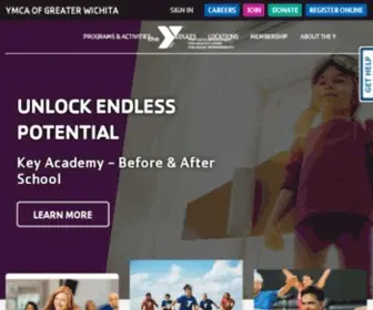 Wichitaymca.org(Greater Wichita YMCA) Screenshot