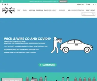 Wickandwireco.com.au(Wick & Wire Co) Screenshot