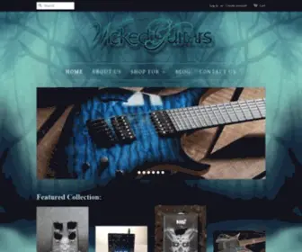 Wicked-Guitars.com.au(Wicked Guitars) Screenshot