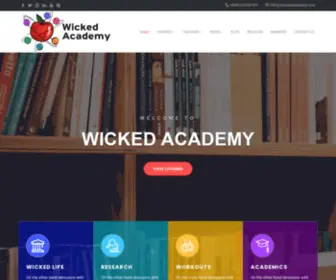 Wickedacademy.com(Wicked Academy) Screenshot