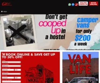 Wickedcampers.com.au(Campervan Hire Australia) Screenshot