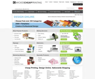 Wickedcheapprinting.com(Cheap Printing) Screenshot