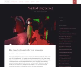 Wickedengine.net(3D Engine Development) Screenshot