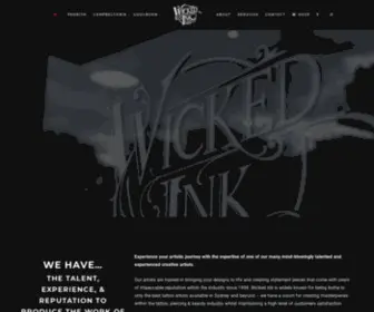 Wickedink.com.au(Wicked Ink) Screenshot