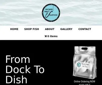 Wickedinletseafood.com(Fresh Seafood) Screenshot