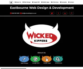 Wickedkippers.co.uk(Eastbourne, Brighton, Hastings, UK) Screenshot