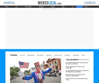 Wickedlocal.com(Massachusetts News) Screenshot