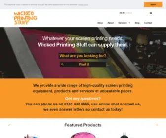 Wickedprintingstuff.com(Wicked Printing Stuff) Screenshot
