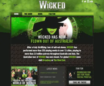 Wickedthemusical.com.au(WICKED) Screenshot