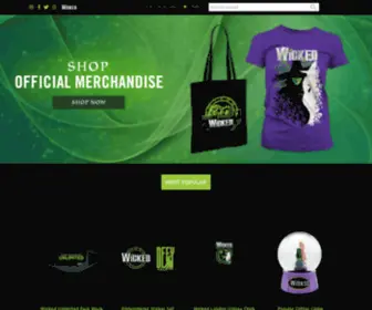 Wickedthemusicalstore.co.uk(Wicked Official Online Store) Screenshot