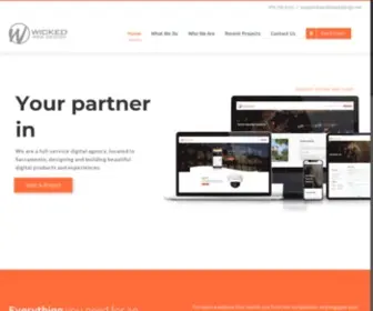 Wickedwebdesign.net(Web Design Sacramento Agency) Screenshot