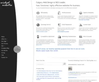 Wickedwebsites.ca(Calgary Web Design & SEO Leader) Screenshot