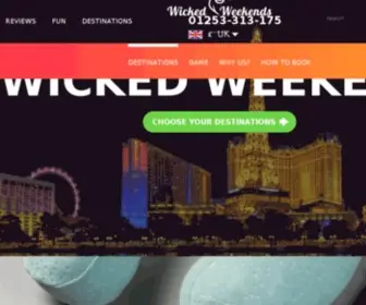 Wickedweekends.co.uk(Stag) Screenshot