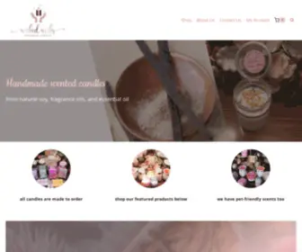 Wickedwicksdesign.com(Handmade Scented Candles and More) Screenshot