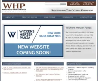 Wickenslaw.com(Wickens Herzer Panza) Screenshot