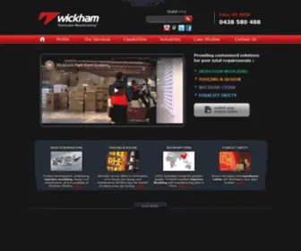 WickhamGroup.com(Wickham Plastics Wickham Plastics) Screenshot