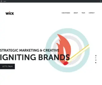 Wickmarketing.com(Wick Marketing) Screenshot