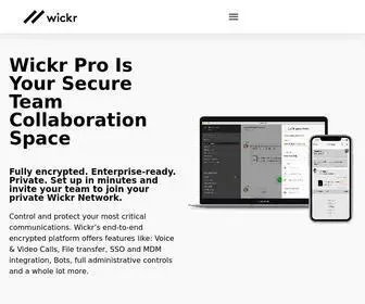 Wickr.com(AWS Wickr) Screenshot