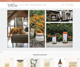 Wicksstudio.com(Handcrafted Naturally) Screenshot