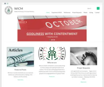 Wicm.org.ng(Walk of Intimacy Christian Ministry) Screenshot