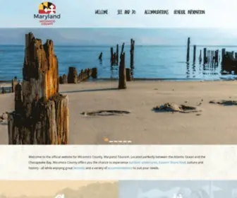 Wicomicotourism.org(Wicomico County Maryland Tourism Guide and Convention & Visitors Association Information) Screenshot