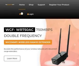 Wicommfi.ca(Wireless Range Extender) Screenshot