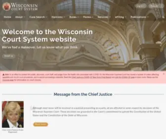 Wicourts.gov(Wisconsin Court System) Screenshot