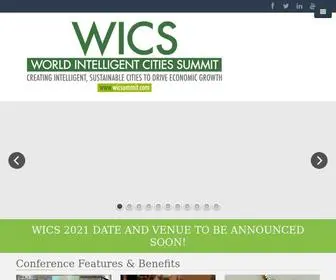 Wicsummit.com(World Intelligent Cities Summit) Screenshot