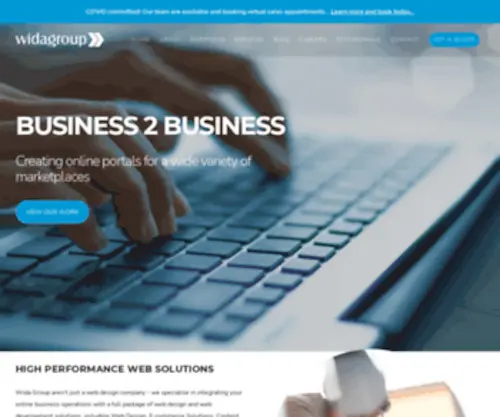 Widagroup.co.uk(Web Design Nottingham) Screenshot