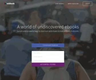 Widbook.com(Write, read and share) Screenshot
