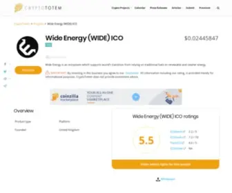 Wide.energy(Check out Wide Energy ICO. Wide Energy) Screenshot