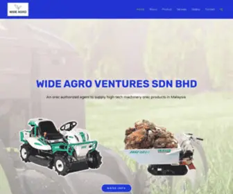 Wideagro.com.my(WIDE AGRO VENTURES SDN BHD) Screenshot