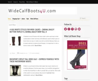 Widecalfboots4U.com(Wide Calf Boots For Women) Screenshot