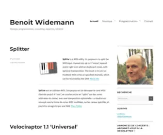 Widemann.net(Benoit Widemann) Screenshot