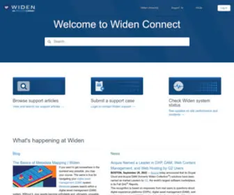 Widencollective.com(Digital Asset Management Software) Screenshot