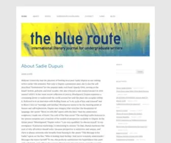 Widenerblueroute.org(The Blue Route) Screenshot