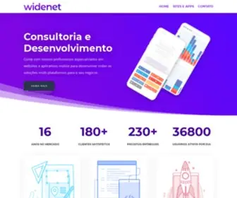 Widenet.com.br(Sites e Lojas Virtuais) Screenshot