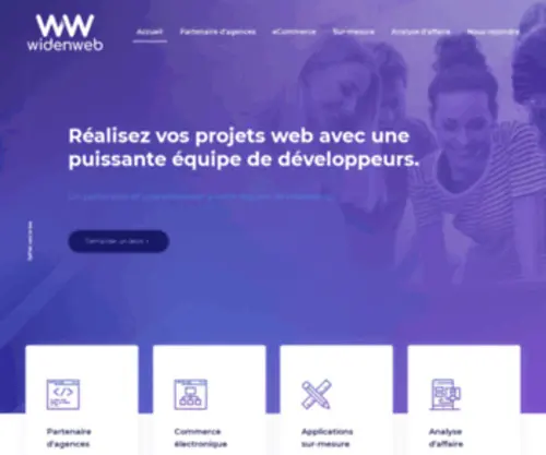 Widenweb.com(Home) Screenshot