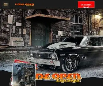 Wideopenmag.net(Wide Open Lifestyle Magazine) Screenshot