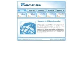 Wideport.com(Main) Screenshot